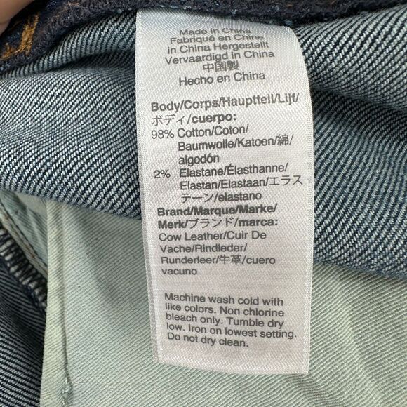 J Crew Mens 484 Jeans Size 36x32 Slim Tapered Leg Kurabo Preppy Blokecore Casual - Picture 12 of 12